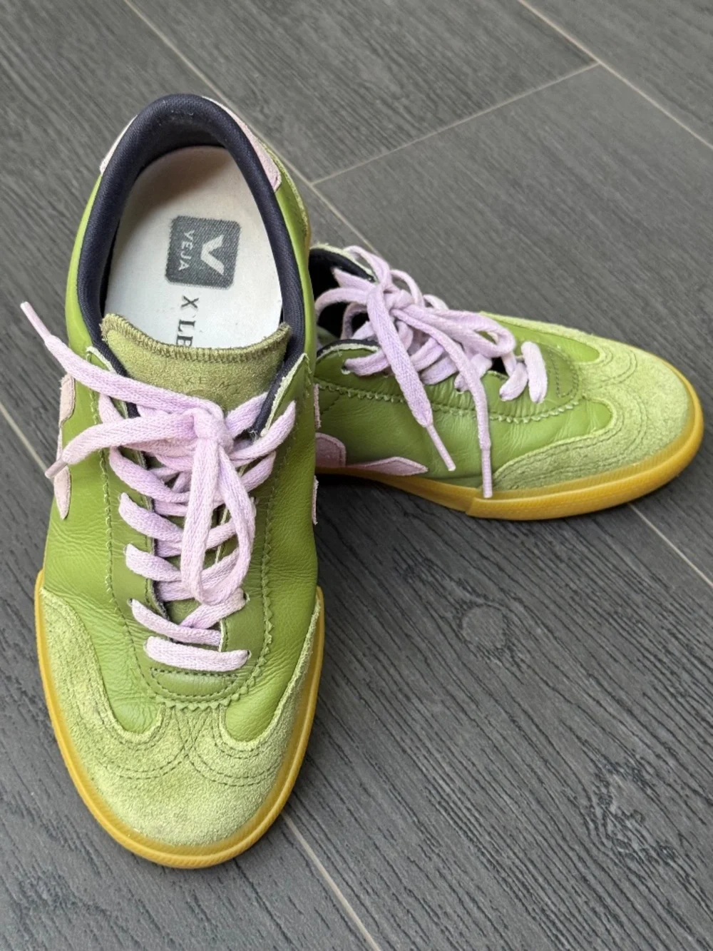 volley leather vela x make my lemonade kiwi orchid